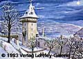 Oberwesel Kuchhirtenturm, Nr. 4016,  1993 Verlag Loreley-Galerie